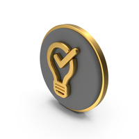 Approved Idea Circular Coin PNG & PSD Images