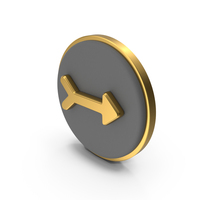 Archer Arrow Circular Coin PNG & PSD Images