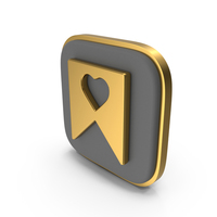 Add Favorite Square Coin PNG & PSD Images