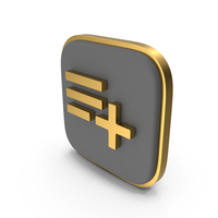 Add List Square Coin PNG & PSD Images