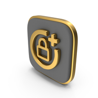 Add Lock Square Coin PNG & PSD Images
