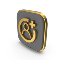 Add User Square Coin PNG & PSD Images