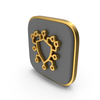 Ai Shield Security Square Coin PNG & PSD Images