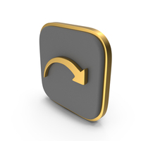 Arrow Curved Square Coin PNG & PSD Images