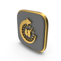 Hour 48 Square Coin PNG & PSD Images