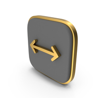 Two Sided Arrow Square Coin PNG & PSD Images