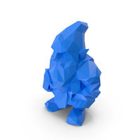 Low Poly Stylized Dwarf PNG & PSD Images