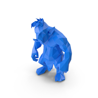 Low poly stylized сave troll 02 C PNG & PSD Images