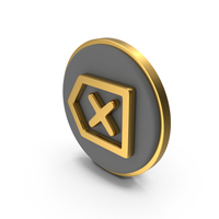 Backspace Circular Coin PNG & PSD Images
