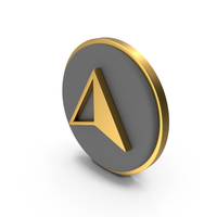 Nav Arrow Circular Coin PNG & PSD Images