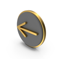 Return Pointer Circular Coin PNG & PSD Images