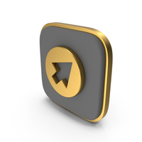 Arrow Cursor Arrow Circular Square Coin PNG & PSD Images