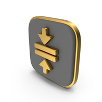 Arrow Divider Square Coin PNG & PSD Images