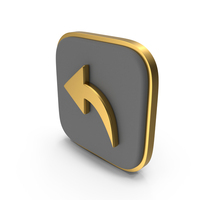 Back Left Arrow Square Coin PNG & PSD Images
