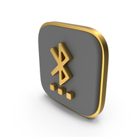 Bluetooth Settings Square Coin PNG & PSD Images