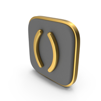 Bracket Embrace Square Coin PNG & PSD Images