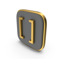 Brackets Square Coin PNG & PSD Images