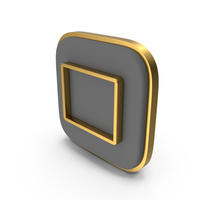 Corner Curve Frame Square Coin PNG & PSD Images