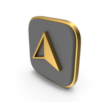 Navigation Arrow Square Coin PNG & PSD Images