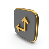 Path Splitter Square Coin PNG & PSD Images