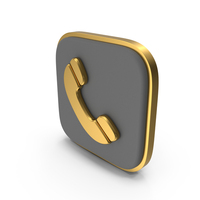 Call Square Coin PNG & PSD Images
