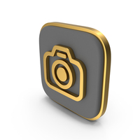 Camera Square Coin PNG & PSD Images