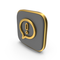 Chat Info Square Coin PNG & PSD Images