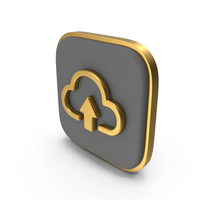 Cloud Upload Outline Square Coin PNG & PSD Images