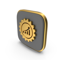 Concept Of Business Growth Square Coin PNG & PSD Images