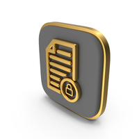 Confidential File Square Coin PNG & PSD Images