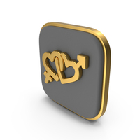 Couple Square Coin PNG & PSD Images
