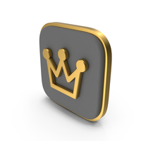 Crown Square Coin PNG & PSD Images