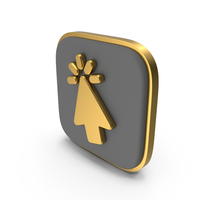 Cursor Click Square Coin PNG & PSD Images