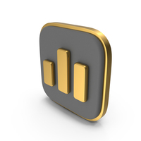 Data Bars Square Coin PNG & PSD Images