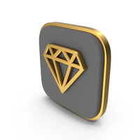 Diamonds Square Coin PNG & PSD Images