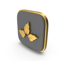Leaf Square Coin PNG & PSD Images