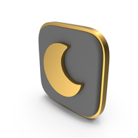 Moon Arc Square Coin PNG & PSD Images