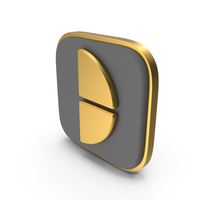 Symmetric Quarter Square Coin PNG & PSD Images