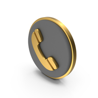 Call Circular Coin PNG & PSD Images