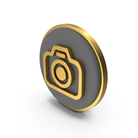 Camera Circular Coin PNG & PSD Images