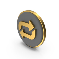 Cycle Arrow Circular Coin PNG & PSD Images