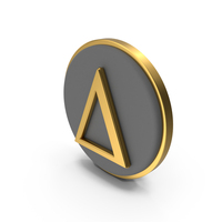 Delta Circular Coin PNG & PSD Images