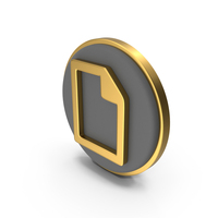 Digital Document Circular Coin PNG & PSD Images