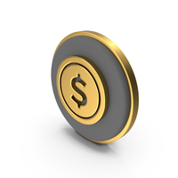 Dollar Coins Circular Coin PNG & PSD Images