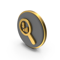 Market Review Circular Coin PNG & PSD Images