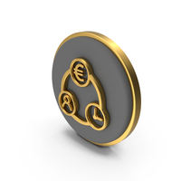 Resource Triangle Circular Coin PNG & PSD Images