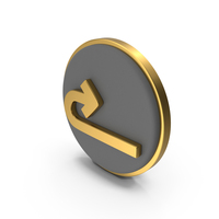 Return Circular Coin PNG & PSD Images