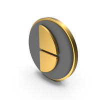 Symmetric Quarter Circular Coin PNG & PSD Images