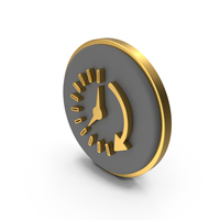 Time Cycle Circular Coin PNG & PSD Images