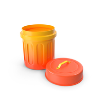 Trash Bin Open Cap Icon PNG & PSD Images